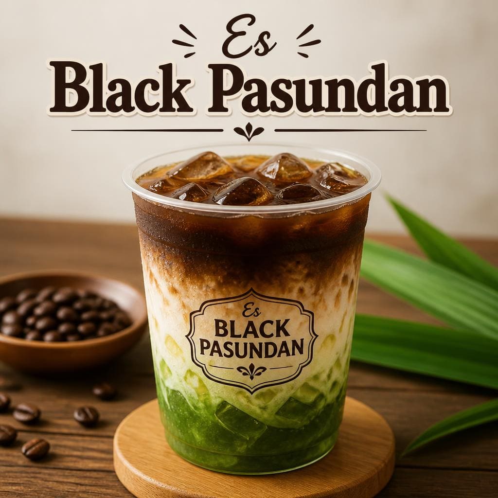 Black Pasundan Te Sate dengan teh hitam khas dan aroma hangat yang dapat dicustom